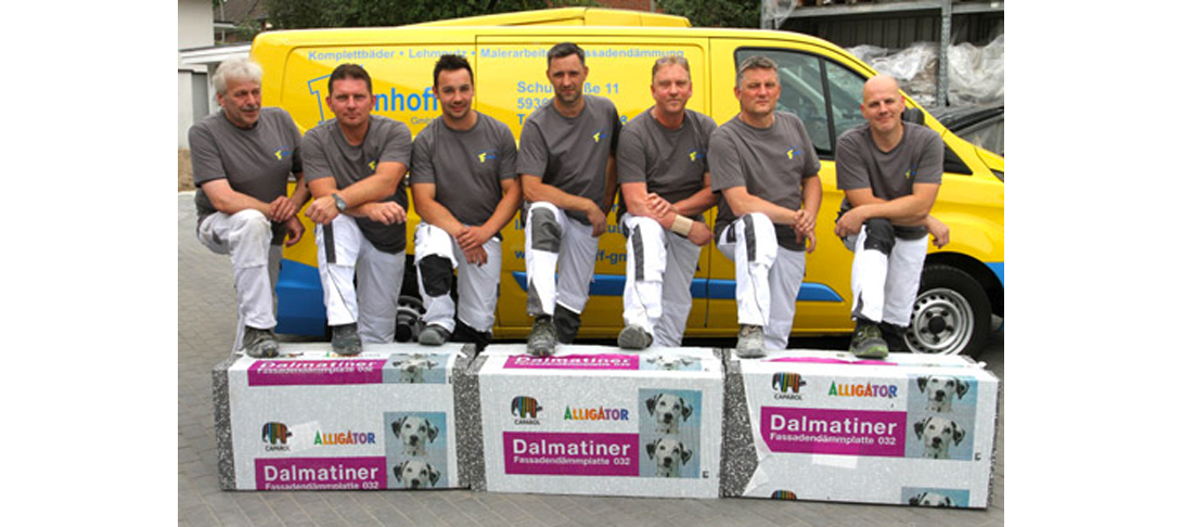Fliesenlegerteam